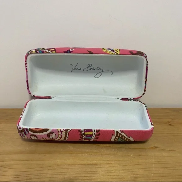 Vera Bradley Clamshell Eyeglass Case 'Call me Coral' (?) - Picture 3 of 6